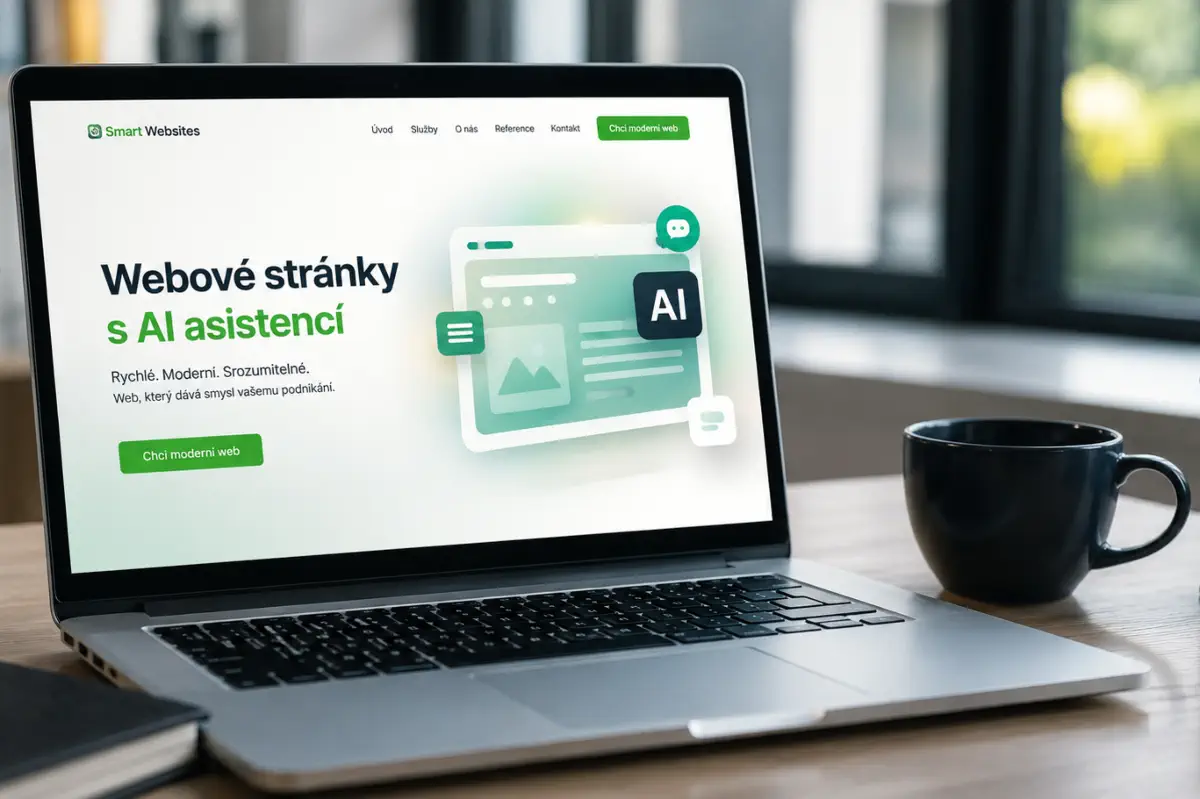 ILustrační foto k článku - Webové stránky s AI asistencí: moderní web rychle a bez složitostí