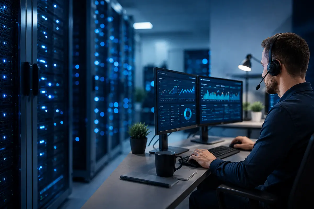 Ilustrační obrázek pro služby Webhosting a Správa webu